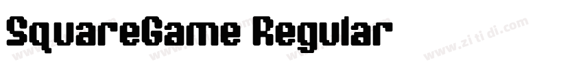 SquareGame Regular字体转换 SquareGame Regular字体转换